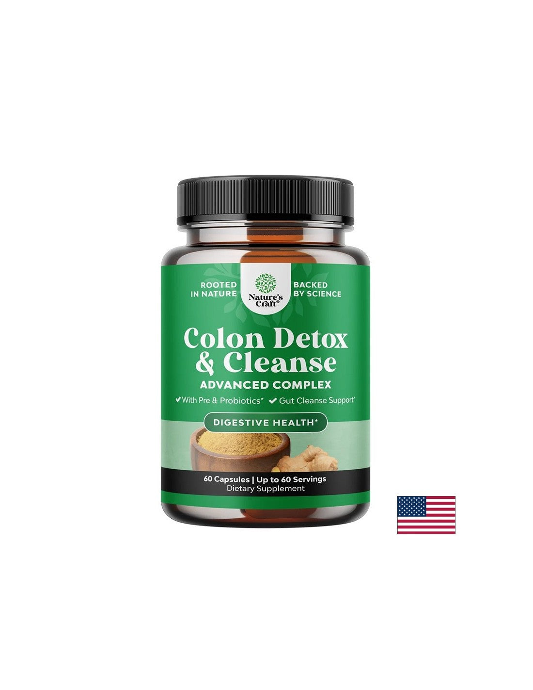 Colon Detox – При запек и чревен дискомфорт, 60 капсули - Feel You