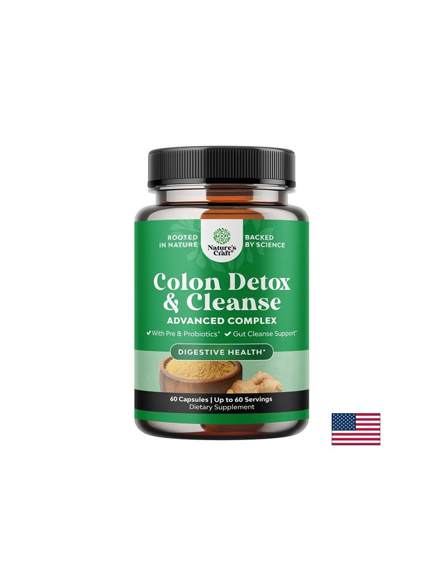 Colon Detox – При запек и чревен дискомфорт, 60 капсули - Feel You