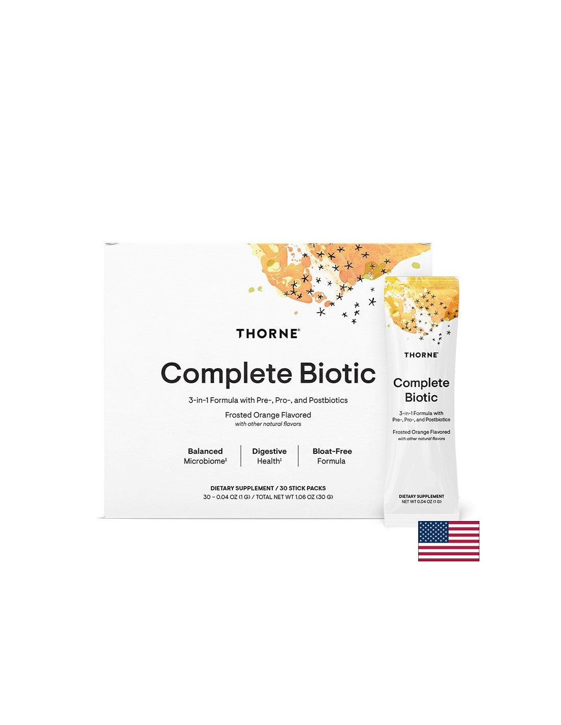 Complete Biotic 3 в 1 – Пробиотик, бактериофаги и постбиотик за балансирана чревна микрофлора, 30 сашета - Feel You