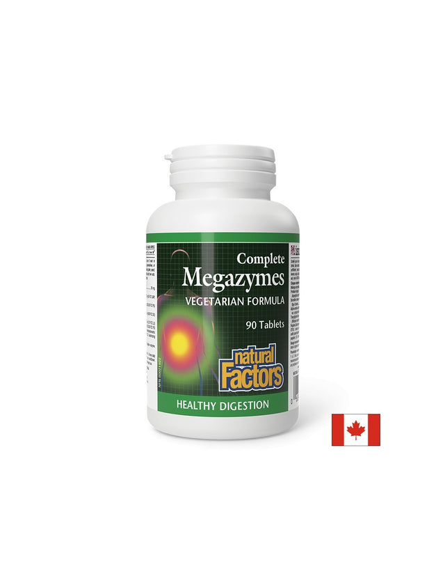 Растителни храносмилателни ензими - Complete Megazymes, 90 таблетки - Feel You