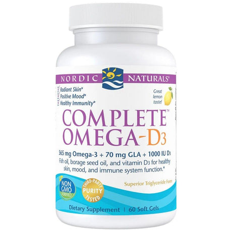 Complete Omega-D3 565 mg - 60 Гел капсули - Feel You