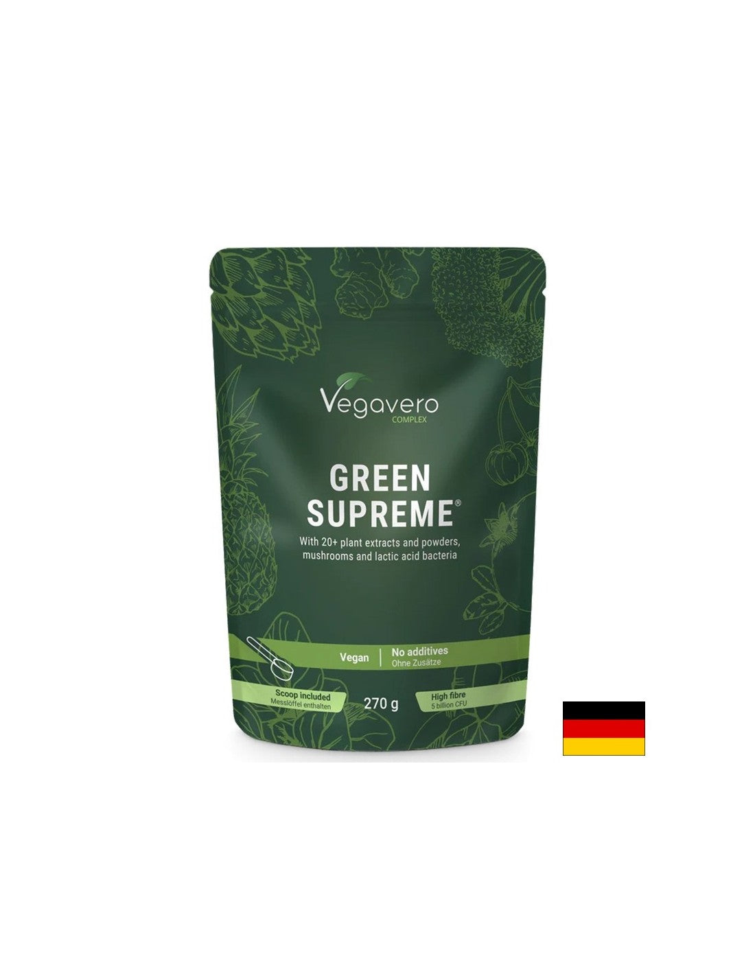 Complex Green Supreme – Зелени суперхрани за детокс и енергия, 270 g, 30 дози - Feel You