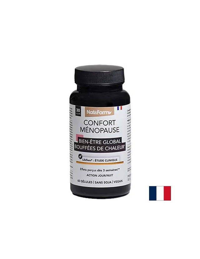 Confort Ménopause – Облекчава симптомите на менопаузата, 600 mg, 60 капсули - Feel You