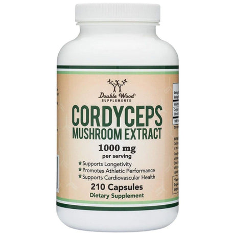 Cordyceps Mushroom Extract 1000 mg - 210 капсули - Feel You