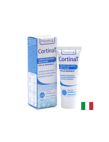 Успокояващ крем с глициретинова киселина + алантоин – За чувствителна и раздразнена кожа, CortinaT, 75 ml - Feel You