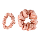 Cosibella Accessories - Silk Hair Scrunchie Set - Peachy Pink - Feel You