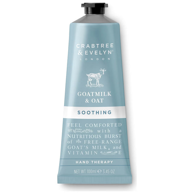 Crabtree & Evelyn, Goatmilk & Oat, Moisturizing, Hand Cream, 100 g - Feel You