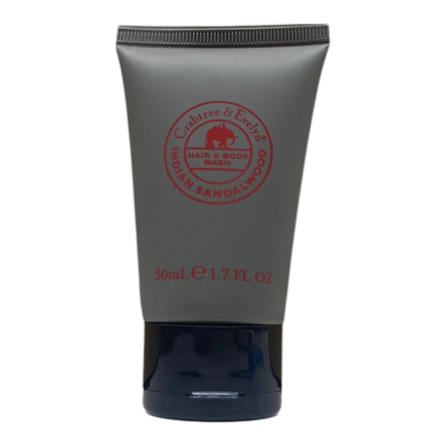 Crabtree & Evelyn, Indian Sandalwood, Shower Gel & Shampoo 2-In-1, 50 ml - Feel You