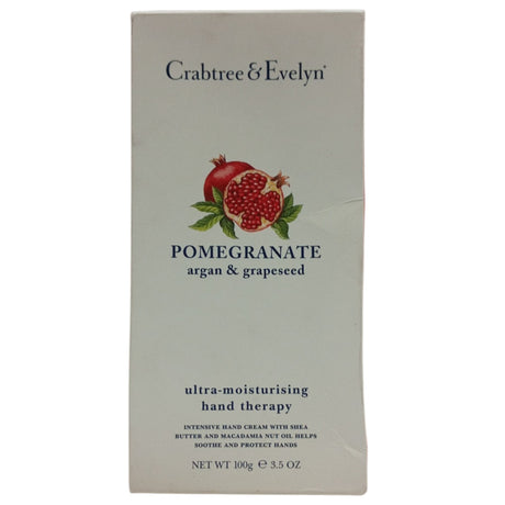 Crabtree & Evelyn, Pomegranate, Argan & Grapeseed, Ultra-Moisturising, Hand Cream, 100 g *Tester - Feel You