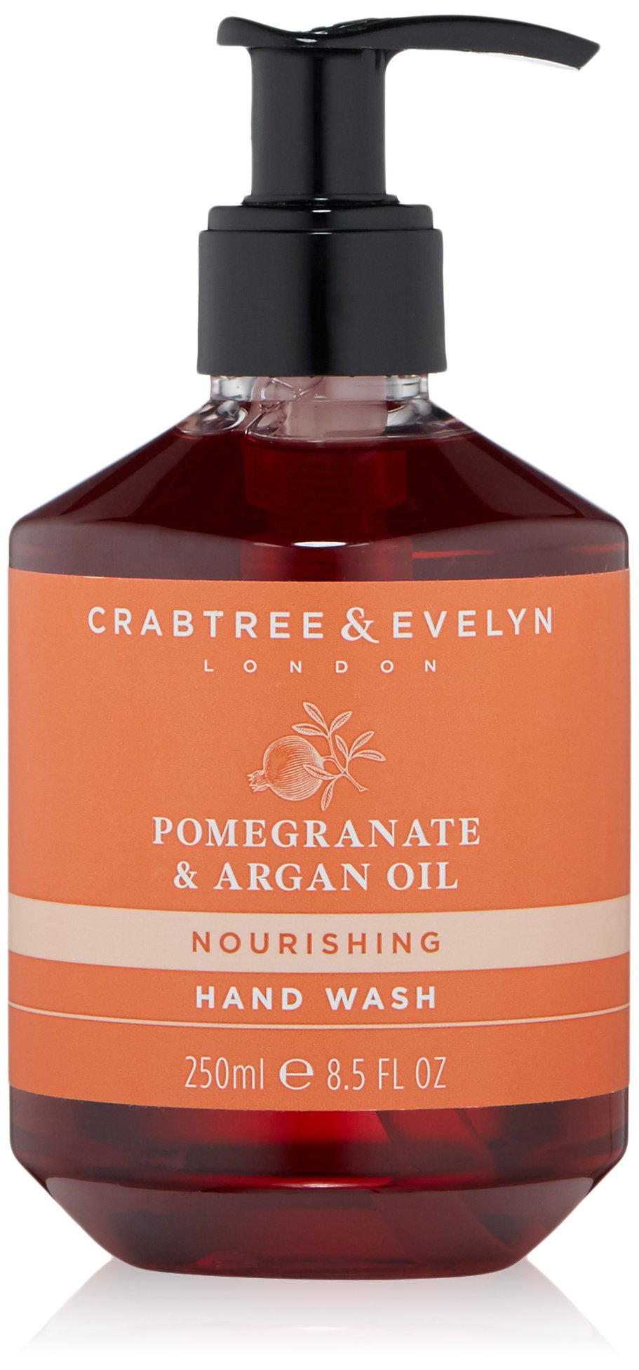 Crabtree & Evelyn, Pomegranate & Argan Oil, Nourishing, Liquid Soap, For Hands, 250 ml - Feel You