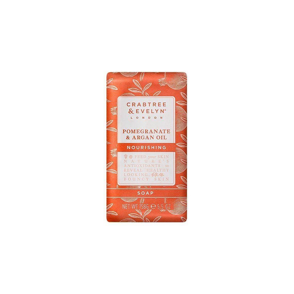 Crabtree & Evelyn, Pomegranate & Argan Oil, Nourishing, Soap Bar, 158 g - Feel You