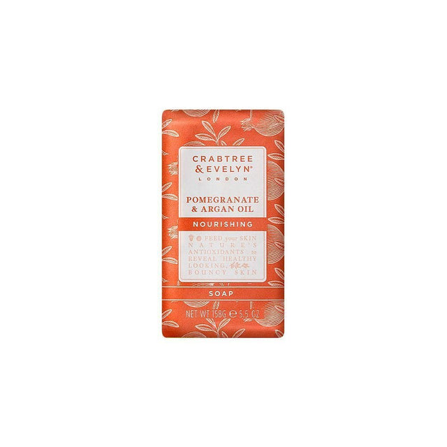 Crabtree & Evelyn, Pomegranate & Argan Oil, Nourishing, Soap Bar, 158 g - Feel You