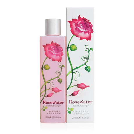 Crabtree & Evelyn, Rosewater, Cleansing, Shower Gel, For All Skin Types, 250 ml - Feel You