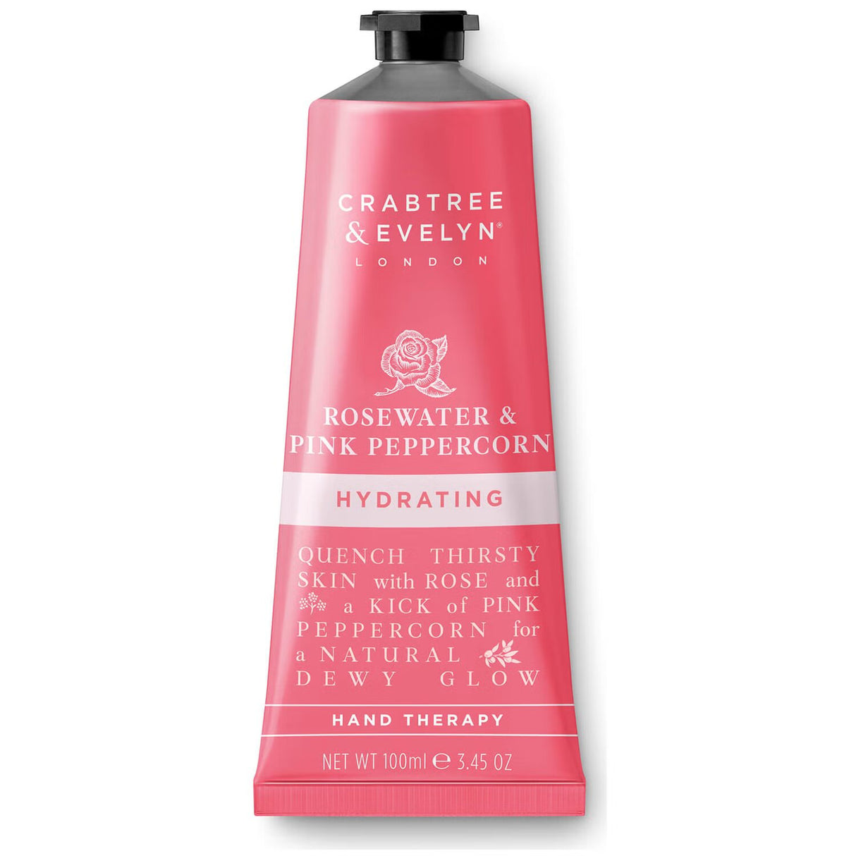 Crabtree & Evelyn, Rosewater, Hydrating, Hand Cream, 100 g *Tester - Feel You
