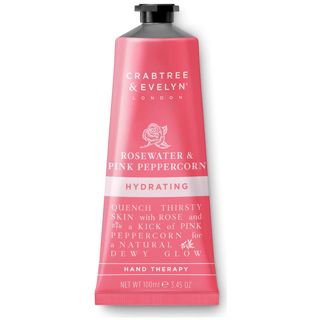Crabtree & Evelyn, Rosewater, Hydrating, Hand Cream, 100 g *Tester - Feel You