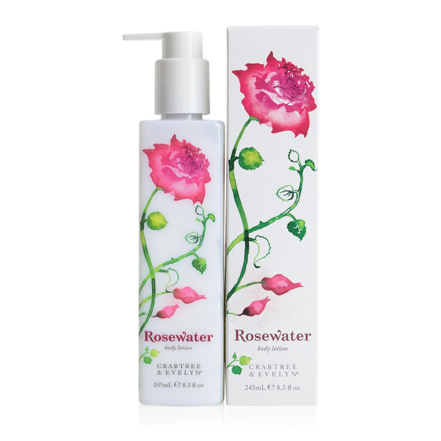 Crabtree & Evelyn, Rosewater, Moisturizing, Body Lotion, 245 ml - Feel You