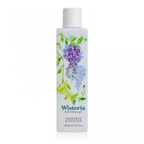 Crabtree & Evelyn, Wisteria, Cleansing, Shower Gel, For All Skin Types, 250 ml - Feel You