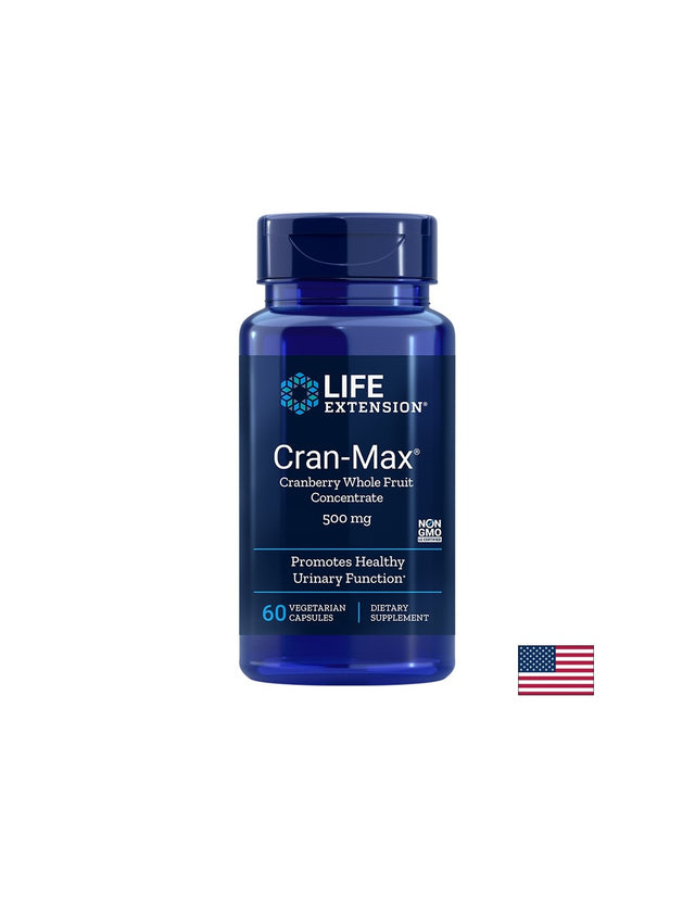 Cran-Max® Cranberry Concentrate/ Червена боровинка 500 mg x 60 капсули - Feel You