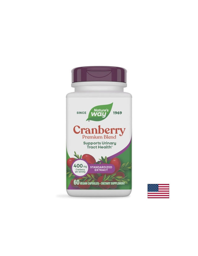 Червена боровинка CranRx 400 mg + Витамин C 30 mg – При повтарящи се уринарни инфекции, 60 веган капсули - Feel You