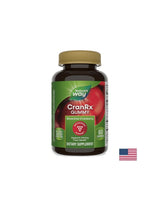 CranRx® Gummies Urinary Health / Грижа за уринарния тракт с Червена боровинка, Д-маноза и витамин С х 60 желирани таблетки Nature’s Way - Feel You