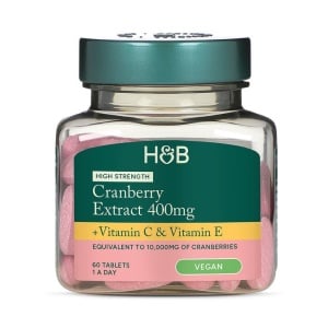 Червена боровинка с витамини С и Е / Cranberry Extract + Vit C & E 400mg 60 tablets - Feel You