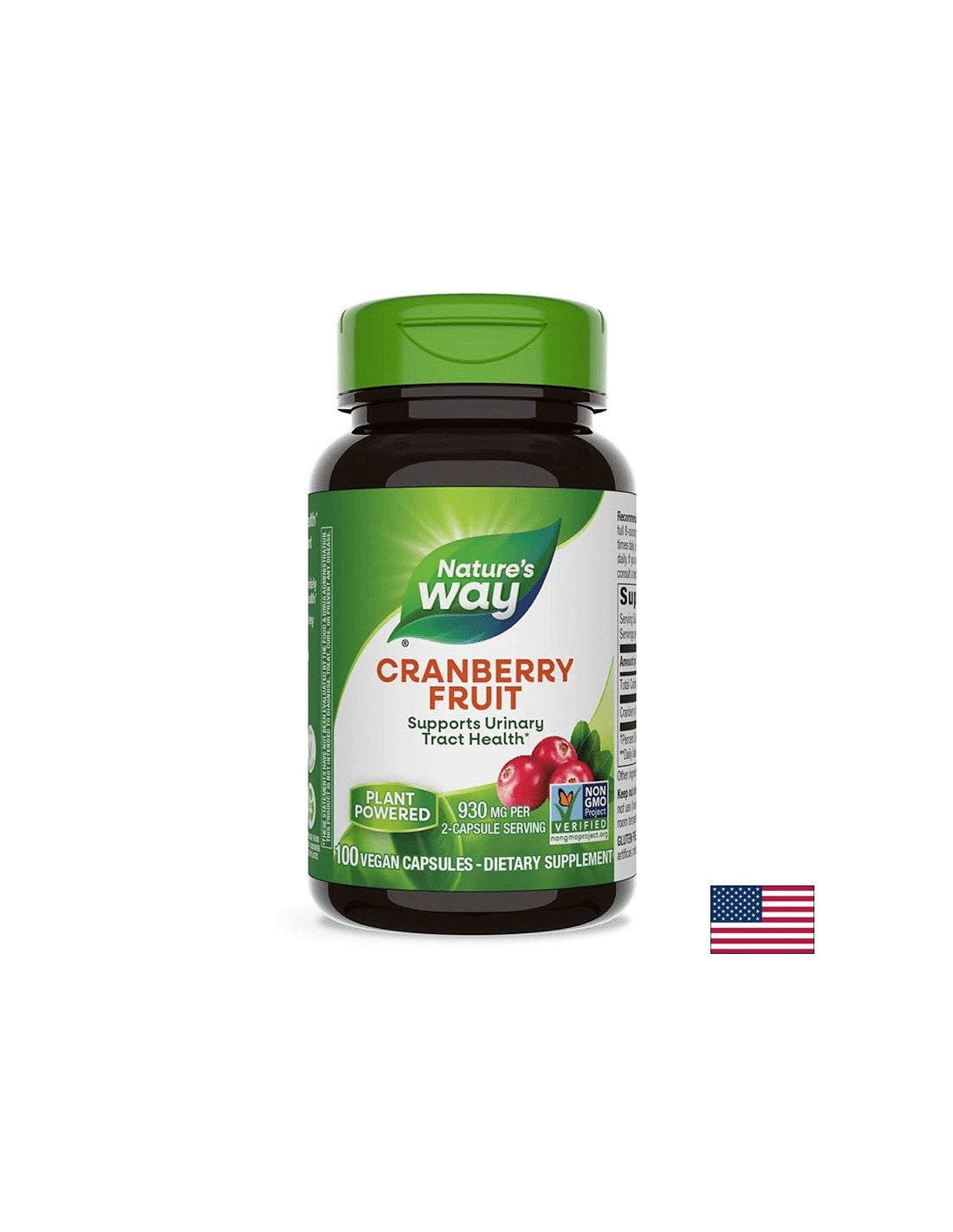 Cranberry Fruit/ Червена боровинка (плод) 465 mg х 100 капсули Nature’s Way - Feel You
