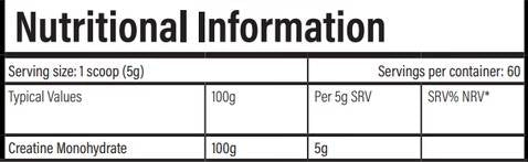 Creatine 100% Pure Creatine Monohydrate - 1000 грама - Feel You