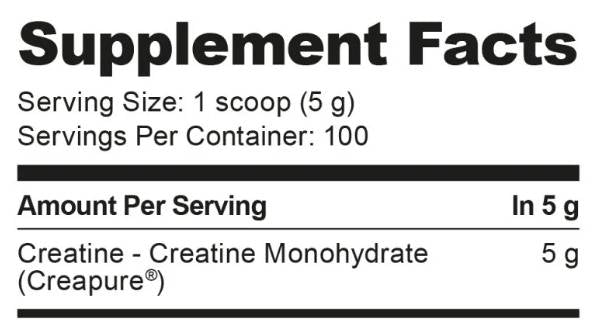 Creatine Creapure® Powder - 500 грама - Feel You