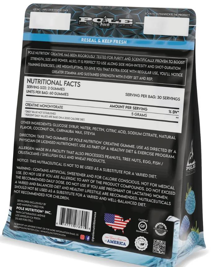 Creatine Gummies 5000 mg - 60 желирани бонбони - Feel You