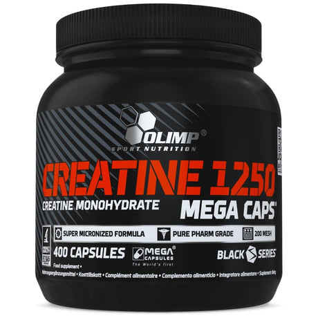 Creatine Mega Caps 1250 - 400 капсули - Feel You