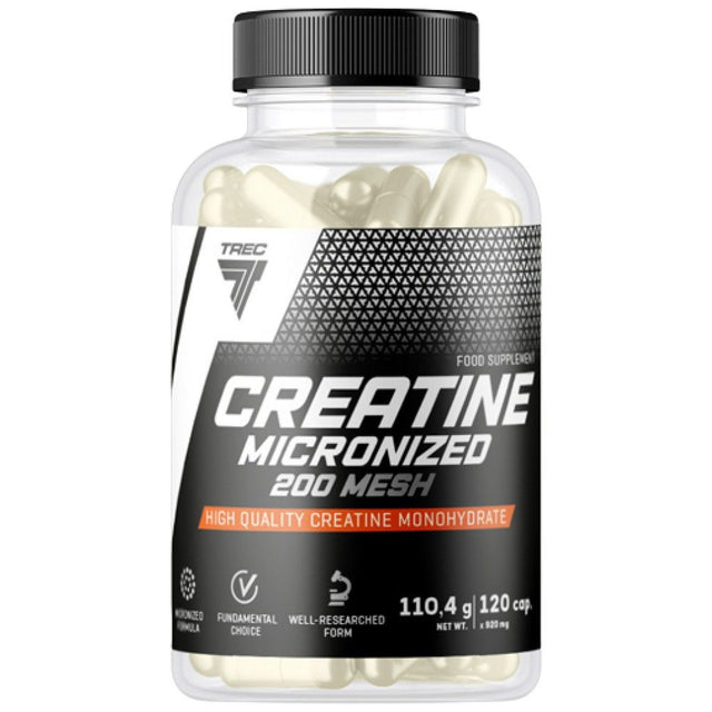 Creatine Micronized 200 Mesh | High Quality Creatine Monohydrate Caps - 120 капсули - Feel You