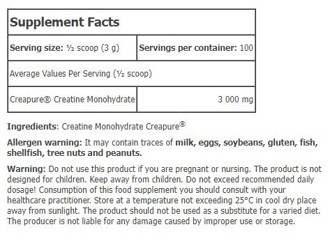 Creatine Monohydrate Creapure® - 300 g - Feel You
