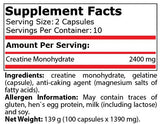 CREATINE CAPSULES BLISTER 1200 mg - 20 капсули