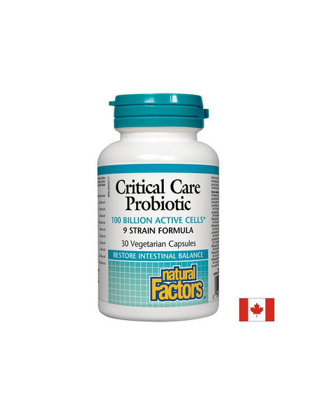 Critical Care Probiotic 100 Billion Active Cells, 9 Strain Formula - 30 капсули - Feel You
