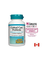 Critical Care Probiotic 9 щама, 100 млрд. активни пробиотици х 30 капсули Natural Factors - Feel You