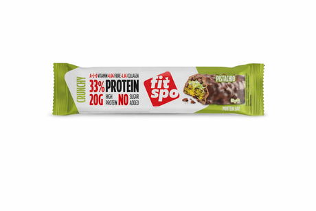 Crunchy Protein Bar Пистачио 33% Протеин – 60 г - Feel You