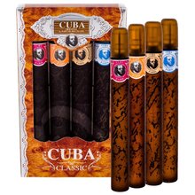 Cuba - Cuba Classic Gift Set Cuba Gold EDT 35 ml, Cuba Orange EDT 35 ml, Cuba Red EDT 35 ml, Cuba Blue EDT 35 ml - 140ml - Feel You