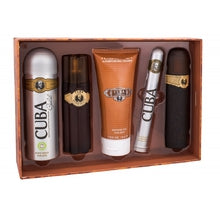 Cuba - Cuba Must Have Gold Gift Set EDT 100 ml, 35 ml EDT, After Shave 100 ml shower gel 200 ml and 200 ml deospray - 100ml - Feel You