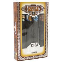 Cuba - Latino Cuba for Men Gift Set Cuba Brazil Carnaval EDT 35 ml, Cuba Mexico Cactus EDT 35 ml, Cuba Mexico May 35 ml EDT, Cuba Brazi - 140ml - Feel You