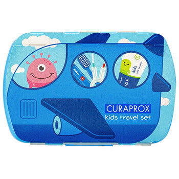 Curaprox - Kids Travel Set ( modrý ) - Cestovní sada - Feel You
