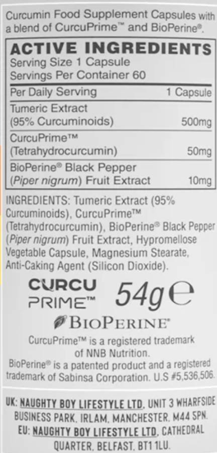 CurcuPro 550 mg | with CurcuPrime®️ - 60 капсули - Feel You
