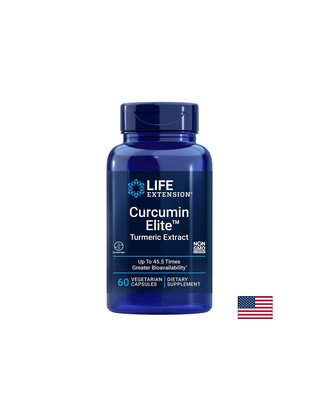 Имунна и сърдечна функция - Куркума екстракт Curcumin Elite ™, 500 mg х 60 капсули - Feel You