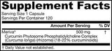 Curcumin Phytosome 500 mg | Meriva® - 120 капсули - Feel You