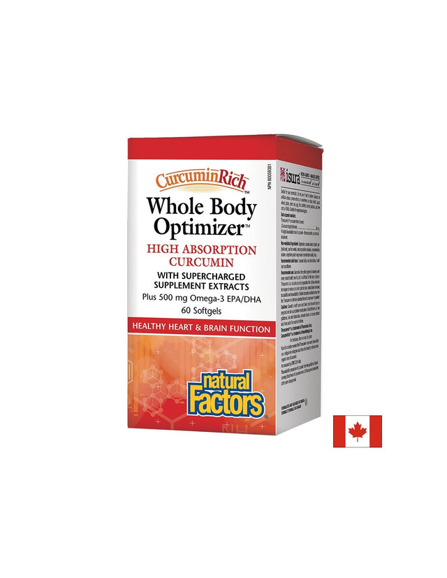 CurcuminRich™ Whole Body Optimizer™ x 60 софтгел капсули - Feel You