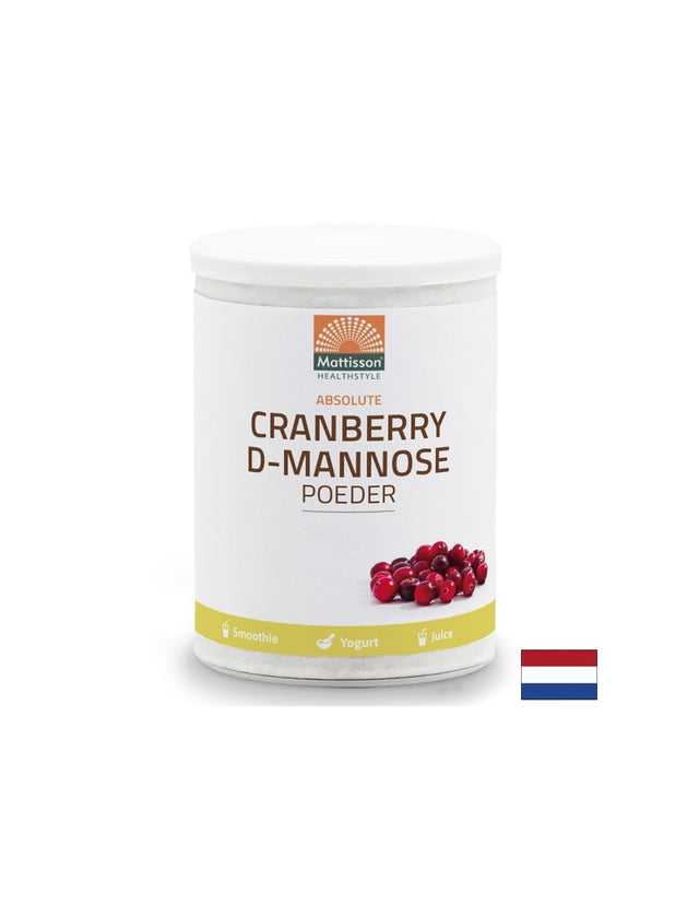 Уринарен тракт - Червена Боровинка + D-Маноза, 100 g прах Mattisson Healthstyle - Feel You