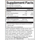 Ашваганда и витамин D дъвчащи таблетки – маракуя и портокал - 60 дъвчащи таблетки - Feel You