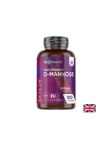 D-Маноза 666 mg – Здрав уринарен тракт, 180 капсули - Feel You