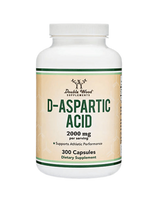 D-Aspartic Acid/ D-Аспарагинова киселина, 2000 mg, 300 капсули Double Wood - Feel You