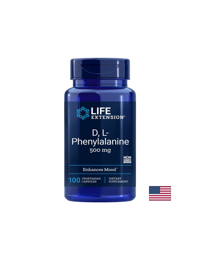 D,L-Phenylalanine/ В подкрепа на мозъчната функция 500 mg х 100 капсули - Feel You