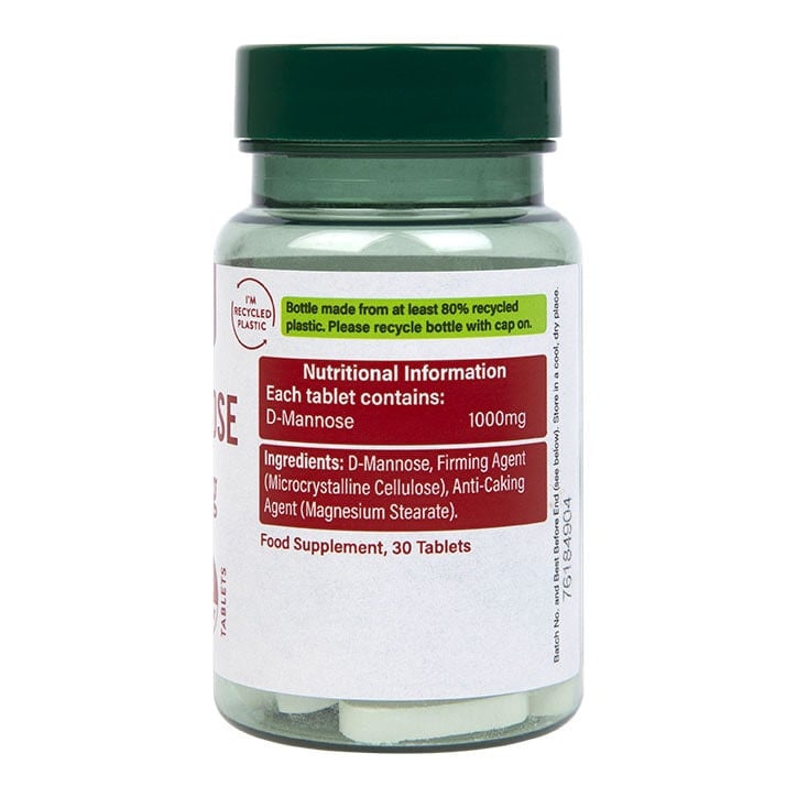 Д-Маноза (D-Mannose) 1000mg 30 таблетки HOLLAND & BARRETT - Feel You